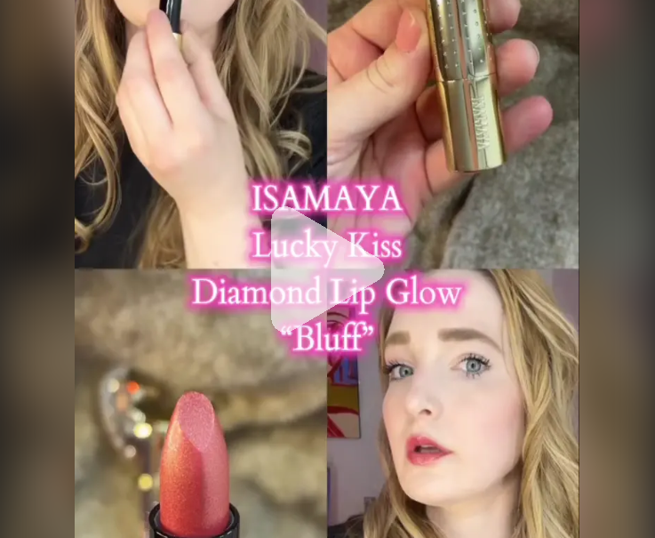 Video Review of #ISAMAYA Luckykiss Diamond Lip Glow Lipstick